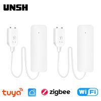 Tuya ZigBee WiFi Smart Water Sensor Leak Detector น้ำท่วมน้ำรั่ว Alarm Smart Life Control ทำงานร่วมกับ Tuya Zigbee Gateway