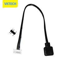 [Vktech] เครื่องปรับรอบคอมพิวเตอร์ขนาดเล็ก4ขา/6Pin ถึง5V ARGB 3ขาสายอะแดปเตอร์สำหรับ Coolmoon