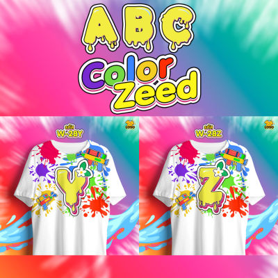 เสื้อสงกรานต์ ABC Color Zeed เสื้อตัวอักษรรุ่น MAX (YZ)