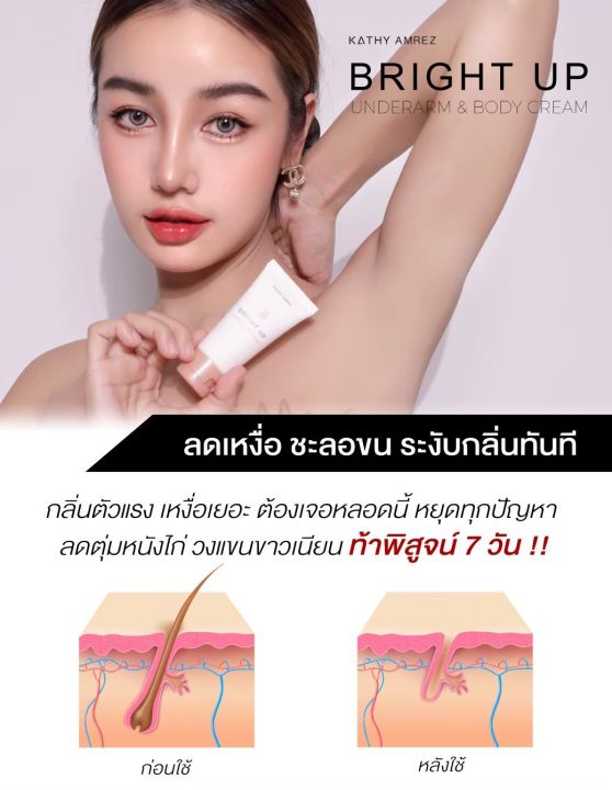 โปรใหม่-1-แถม-1-ครีมรักแร้ขาว-kathy-amrez-bright-up-underarm-amp-body-cream-ราคาพิเศษ-ลดเหลือ-390-เท่านั้น