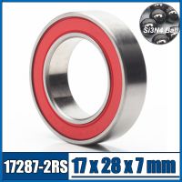 17287 Hybrid Ceramic Bearing 17x28x7 mm ABEC-1 (1 PC) Bicycle Bottom Brackets Spares 17287RS Si3N4 Ball Bearings 17287-2RS