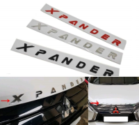 โลโก้ตัวอักษรแยก เอ็กเพนเดอร์ มิตซุบิชิ ติดฝากระโปรงหน้า Mitsubishi LOGO XPANDER hood front and rear logo XPANDER tail logo