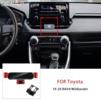 ขายึดช่องลมในรถที่วางโทรศัพท์ในรถตัวยึดระบบนำทางสำหรับ XA50 RAV4 2019 2020อุปกรณ์ตกแต่งรถยนต์ตัวยึด GPS