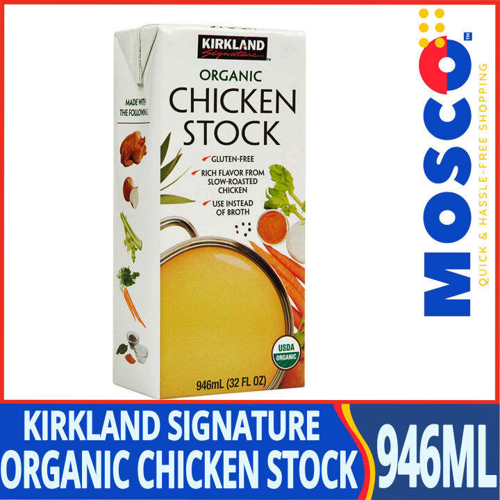Kirkland Signature Organic Chicken Stock 946mL Lazada PH