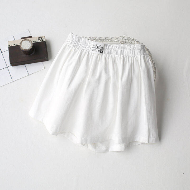 girls-sports-pants-thin-casual-shorts-wear-2022-summer-soild-bottoms-clothes-elastic-pants-childrens-korean-loose-wide-leg-wear