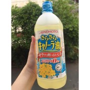 Dầu ăn hoa cải Nhật Bản chai 1 lít chất lượng sản phẩm đảm bảo an toàn và