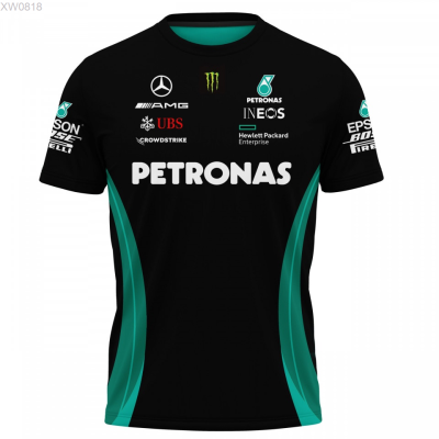 Mercedes (สต็อกเพียงพอ) 2023 NEW F1 D003 3D T Shirt T SHIRTคุณภาพสูง size:S-5XL