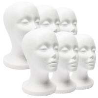 【JH】 Female Styrofoam Mannequin Wig Glasses Hat Display Foam Storage Holders 1PC