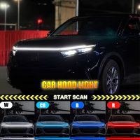 2022 Newest Start Scan Car Hood Light Led Daytime Running Light Tail Auto Dynamic Styling Lamp Guide Thin Strip 12V with Fuse