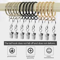 150 PCS Stainless Steel Curtain Clips Metal S Hook with Hook for Curtain Photos Home Decoration Outdoor Party Wire Holder,B