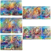 【CW】✗ↂ  12Pcs/set NEW and Trainer Lillie Marnie Flash Cards Anime Game Collection Card