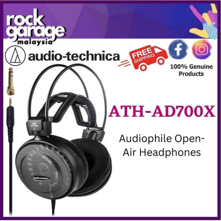 Audio Technica Consumer ATH-AD700X Audiophile Open-Air Headphones ...