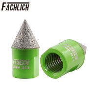 FACHLICH 2ชิ้น Dia20mm เพชร Chamfer Bits M14กระเบื้อง Milling Bits หินอ่อนควอตซ์ Shaping หินขอบเครื่องบดมุม Hole Saw