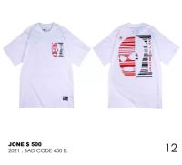 JONE500 Collection 2021 11-12 เสื้อยืดลําลองสําหรับผู้ชายแขนสั้นคลาสสิคพิมพ์ลาย