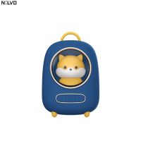 1-5Pcs With Night Light Outdoor Subwoofer Cuffie Cute Pet Bluetooth Speaker Space Capsule Bluetooth Full Frequency Speaker