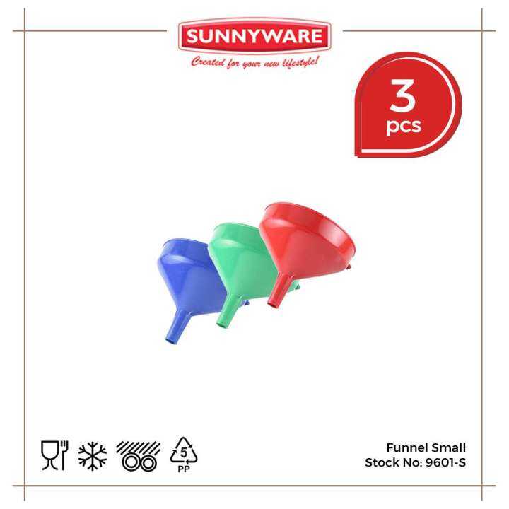 3pcs set funnel small FunnelSmall [ Sunnyware 9601S ] Lazada PH