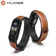 Dla Mi Band 5 pasek skórzana opaska na nadgarstek do Xiaomi Mi Band 5