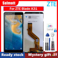 Salmatt หน้าจอดั้งเดิมสำหรับ A31 ZTE เบลด LCD หน้าจอ LCD หน้าจอสัมผัสแสดงอะไหล่สำหรับ ZTE เบลด A31จอสำรอง