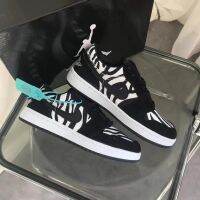 Hot Sale [Original] ΝΙΚΕ Ar- J0dn- 1 Low Ze Stripes Classic Fashion Comfortable Basketball Shoes Unisex 36-45 {Free Shipping}