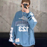 RRR-123 Sheperd Holy Club Crewneck Letter พิมพ์ผ้าฝ้าย Oversize ผู้ชายและผู้หญิงรอบคอ Pullover