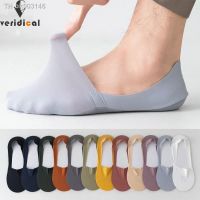 ☒✳ 2 Pairs Men 39;s Summer Thin Casual Socks Male Invisible Low Cut Non-slip Sock Lot Sewing Mesh Breathable Comfortable Cotton Bottom