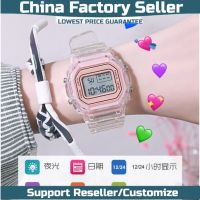 【Free celet】ins Korean Student Unicorn Square Waterproof Digital Electronic Watch