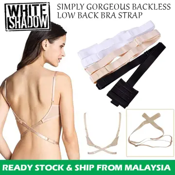 Buy Lady Up Women's Low Back Bra Converter for Party Backless Dress with 2  Hook at