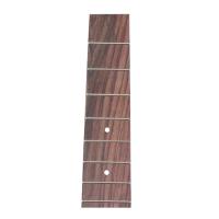 BNGUITAR แผ่นติด Fretboard คออูคูเลเล่ยังไม่เสร็จ,18เฟร็ต,สำหรับ26นิ้วอูคูเลเล่ทีนอร์ DIY