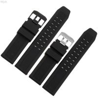 ✠▩● 23mm Black Silicone Wrist Band for Luminox 1820 7251 3050 Watch Strap Men Military Sport Diving Rubber Bracelet Belt Accessories