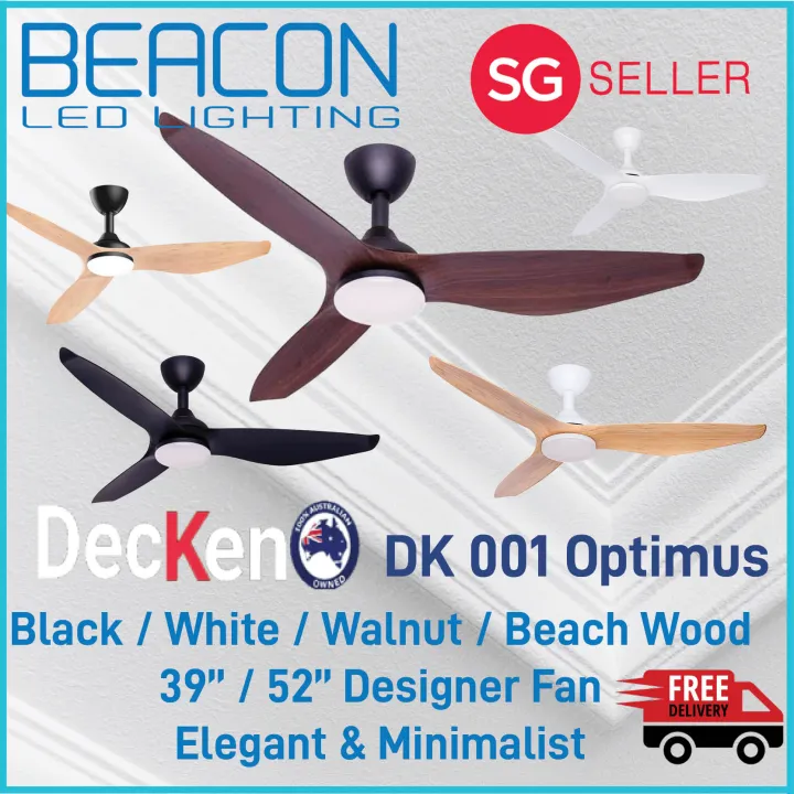 Beacon Led Free Decken Dk 001 Optimus Ceiling Fan Elegant And Minimalist With 3 Blades 39 52 Inch 38 Installation Cost Est In Town Lazada Singapore Decken Dk 001 Optimus Ceiling Fan, Ceiling Fan Cost Singapore