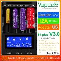 [Upgrade V3.0 ใหม่ล่าสุด] เครื่องชาร์จ Vapcell S4 plus ชาร์จเร็ว ชาร์จไวและสามารถชาร์จได้สูงสดุ 3A พร้อมกัน 4 ช่อง