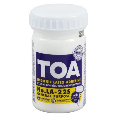 กาวลาเท็กซ์ทั่วไป TOA 4 ออนซ์ สีขาว LATEX GLUE TOA 4OZ WHITE