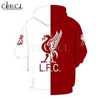 HX Liverpool Jersey เสื้อลิเวอร์พูล 3D พิมพ์ Hoodies ลำลองแขนยาวแฟชั่นเสื้อคลุมด้วยผ้า