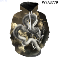 New New Men Women Children Dragon Sweatshirts Cool Hoodies 3D Printed Streetwear Boy Girl Kids Pullover Long Sleeve Fashion Jackettrend