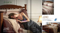 Jessica J240 ? เฉพาะผ้านวม ขนาด 60x80 นิ้ว สำหรับที่นอน 3.5 ฟุต  ? พิมพ์ลาย กันไรฝุ่น และแบคทีเรีย Graphic Print Anti Dust Mites and Bacteria