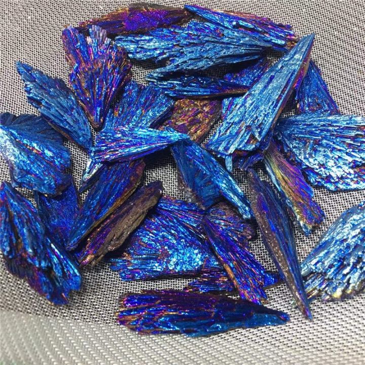 ควอตซ์ธรรมชาติหินการรักษาด้วยคริสตัลสีดำทัวร์มาลีนไททาเนียม-aura-ไคยาไนต์สีน้ำเงินหยาบผู้นำเข้าขาย