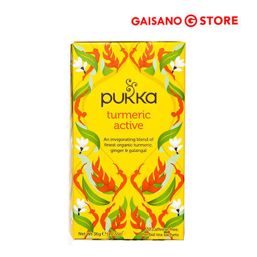 Pukka Turmeric Active Organic Turmeric, Ginger & Galangal 20'sx1.27oz