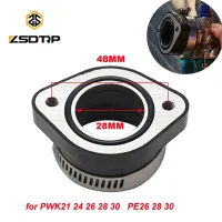 อะแดปเตอร์คาบูเรเตอร์มอเตอร์ไซค์ ZSDTRP ท่อทางเข้าการนำเข้าสำหรับ PE26 28 30 PWK21 24 26 28 30คาร์บูเรเตอร์พอดี110 125 150เครื่องยนต์190Cc