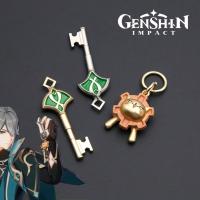 Genshin Alhaitham Keychain Sumeru Kaveh Al Haitham Set Keyring Men Pendant Game Jewelry