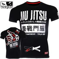 ? เสื้อยืดพรีเมี่ยมถูกสุดๆมวยเสื้อผ้าVsza JiuJitsu Rash Guard Short Sleeve MMA T Shirt Men Women Muay Thai Shirt BJJ Kickboxing Jersey Sand