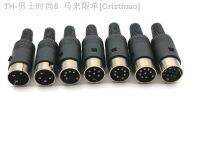 【CW】❂▧  5PCS plug 3PIN 4PIN 5PIN 6PIN 7PIN 8PIN 13PIN Male Audio adapter