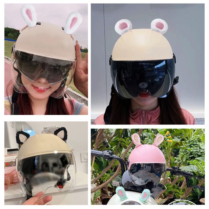 1-pair-plush-rabbit-ears-for-helmet-cute-helmet-ears-helmet-accessory-helmet-decoration-for-bike-motorcycle-helmet