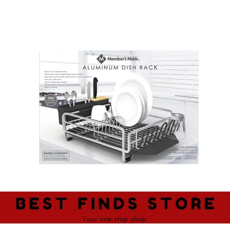  Member's Mark Aluminum Dish Rack: Home & Kitchen