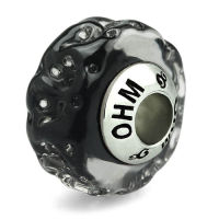 บีดแก้ว มูราโน่ Into The Night OHM Murano Glass Bead Charm