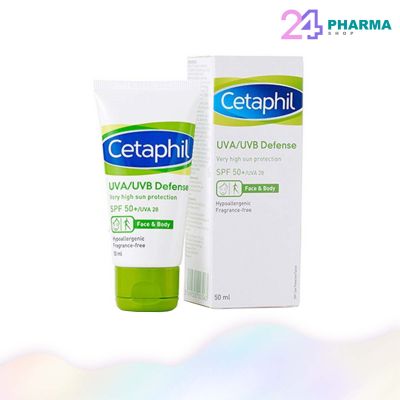 Cetaphil UVA/UVB Defense SPF 50+/UVA 28 ขนาด 50 ml.