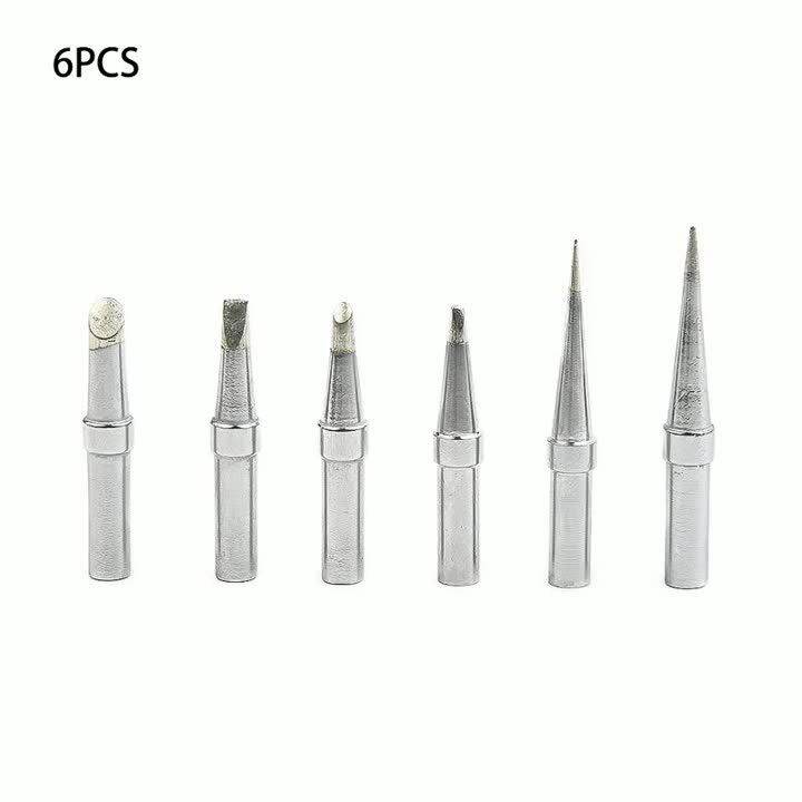 6PcsSet ET Soldering Iron Tips Replacement For Weller WE1010NA WESD51