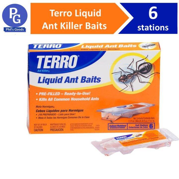 hJ2sl2Zw 1-6 Baits Terro Liquid Ant Killer 6 Bait Stations | Lazada PH