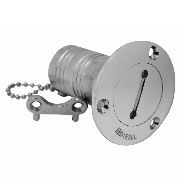 316 Stainless Steel 38mm 50mm Deck Fill Filler With Key GAS DIESEL FUEL