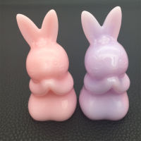 3D DIY Mould Bunny Tools Home Decoration Clay Candle Silicone Mold Rabbit Cute