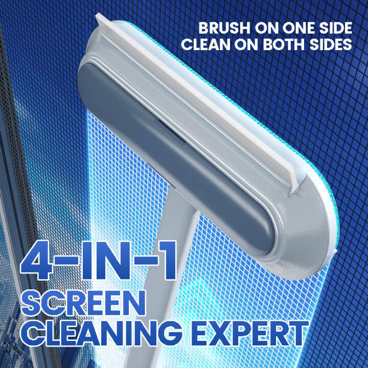 Cleaning Window Brush With Crevice Brush, Window Sill Cleaner Tool